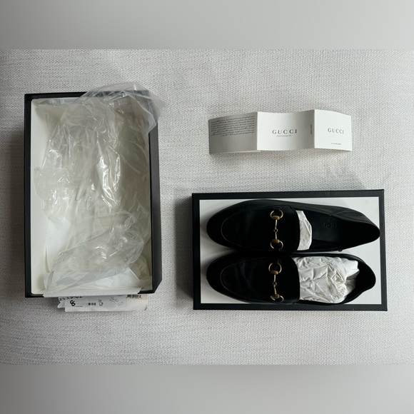 Gucci Black Leather Loafers - Picture 2 of 14